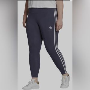 Adidas Tight Fit mid rise Full Length Style size 3X color Shadow Navy